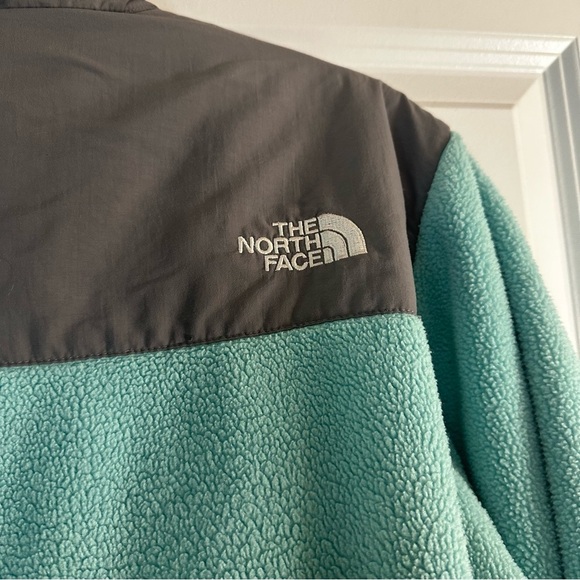 The North Face Women’s Denali Polartec Fleece Jacket Gray Teal Medium - Picture 11 of 14